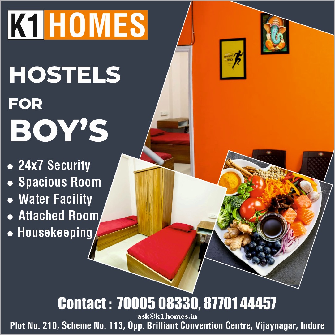 Best Boys Hostel in Vijaynagar Indore