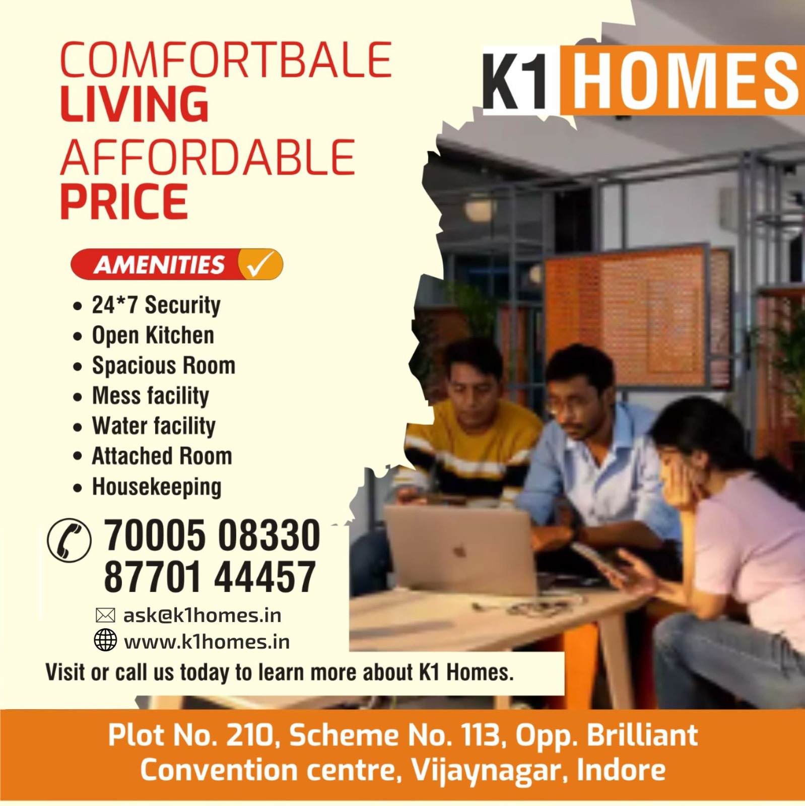 Best Hostel For Boys Near Vijay Nagar