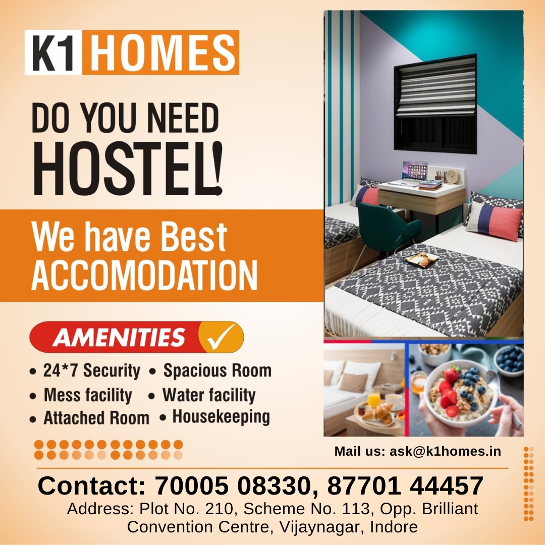 Best Hostel near Vijaynagar Indore