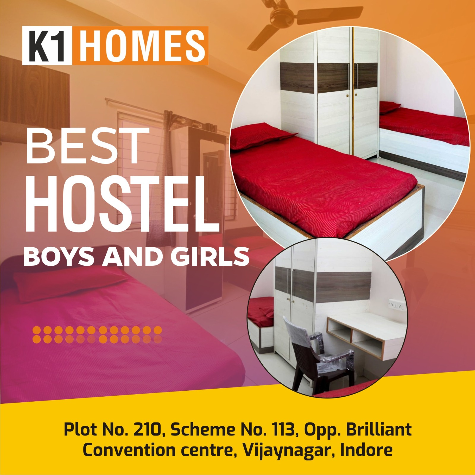 Hostel Near Vijay Nagar In Indore